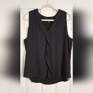 WHBM Sleeveless Black Blouse